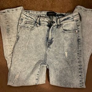 Kendall + Kylie ripped jeans